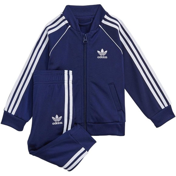 adidas Other - Adidas Superstar Tracksuit Baby Toddler Full Zip Jacket/Jogger Set Blue #606